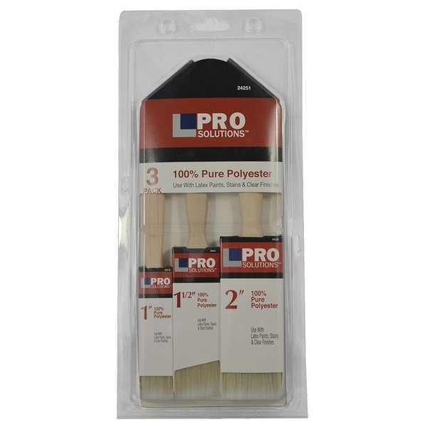 Pro Solutions 3 Pc Poly Brs Set 1 in. 2 in. Fs 1.5 in. As 24251